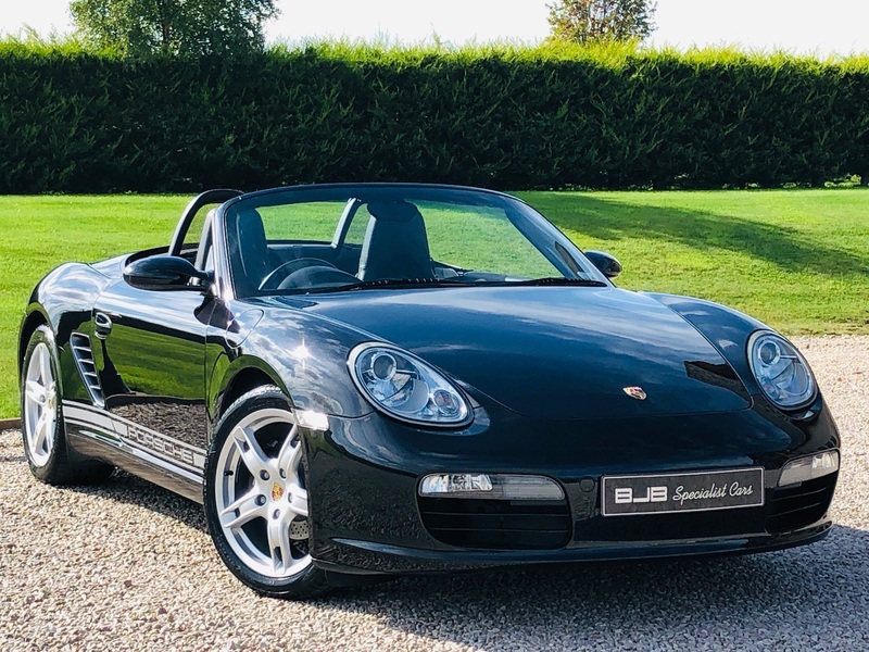 View PORSCHE BOXSTER *SOLD* 987 MANUAL. TRIPLE BLACK. HIGH SPEC, LOW MILES, FSH. IMMACULATE.
