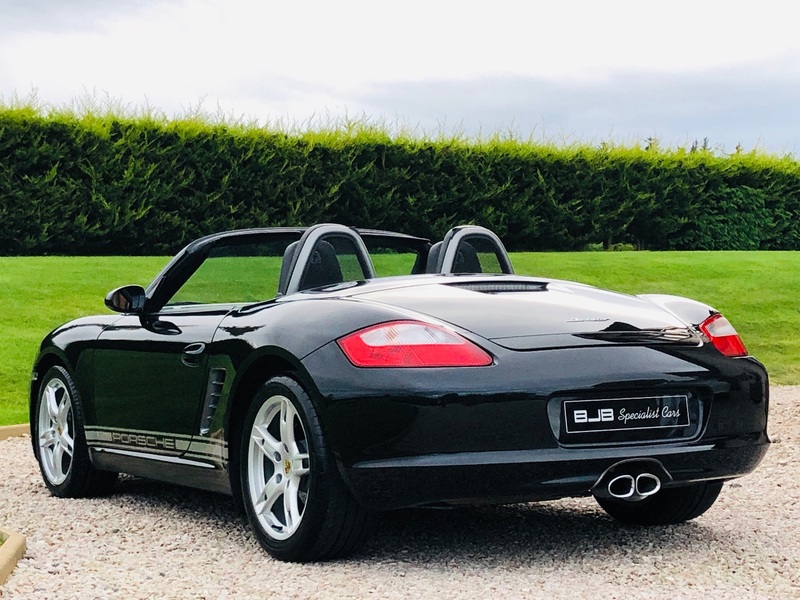 View PORSCHE BOXSTER *SOLD* 987 MANUAL. TRIPLE BLACK. HIGH SPEC, LOW MILES, FSH. IMMACULATE.