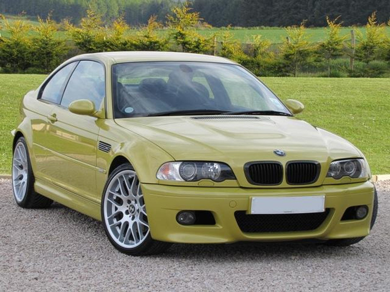View BMW M3 COUPE. Pheonix Yellow Metallic
