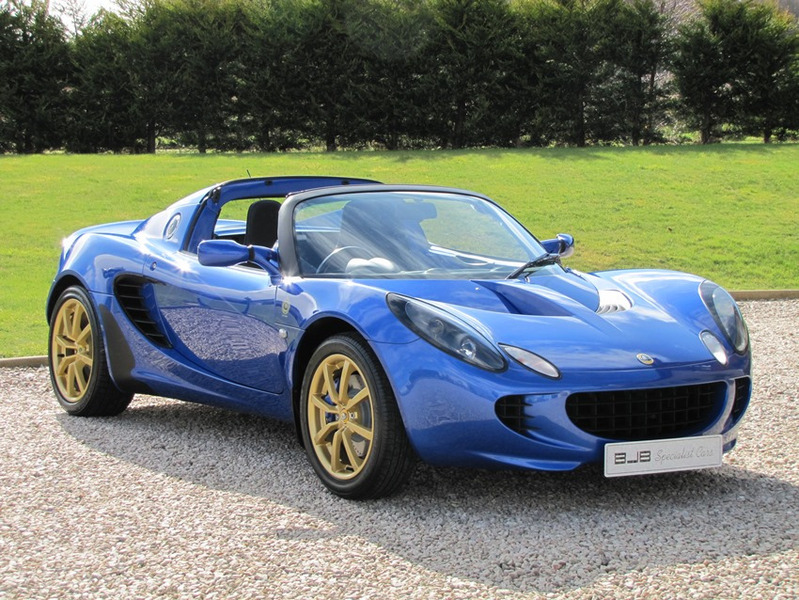 View LOTUS ELISE S GL53 Lotus Sport Edition. Persian Blue WITH FULL BLACK LEATHER. SOLD.