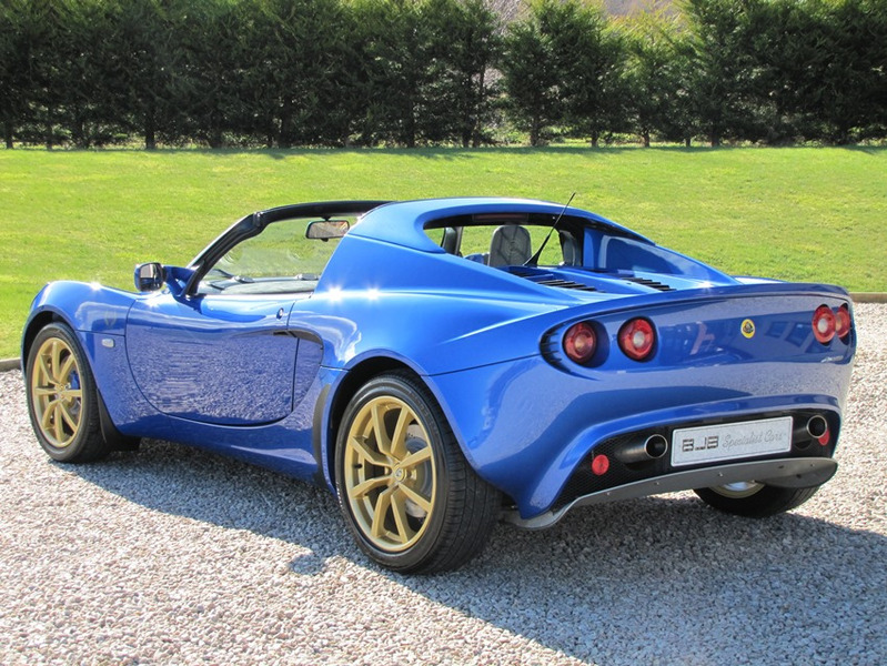 View LOTUS ELISE S GL53 Lotus Sport Edition. Persian Blue WITH FULL BLACK LEATHER. SOLD.