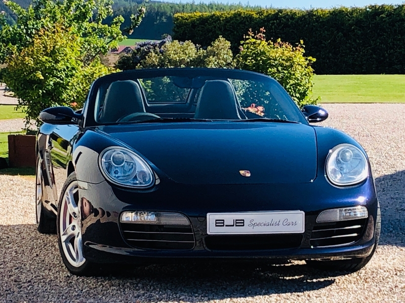 View PORSCHE BOXSTER 987 3.2 S. Midnight Blue Metallic, Grey leather sports seats. SOLD.