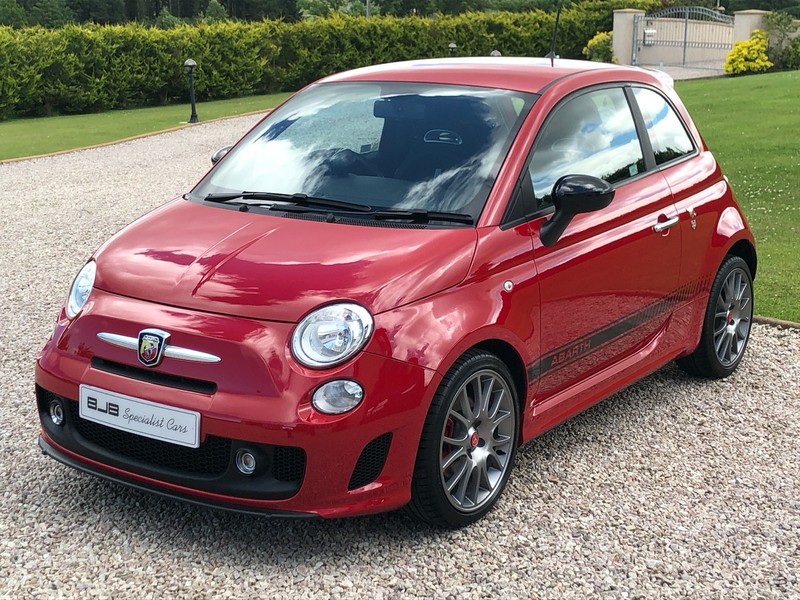 View ABARTH 595 Trofeo 1.4 T-JET 16V. Rosso Red with Black Bucket Seats. Immaculate. SOLD.