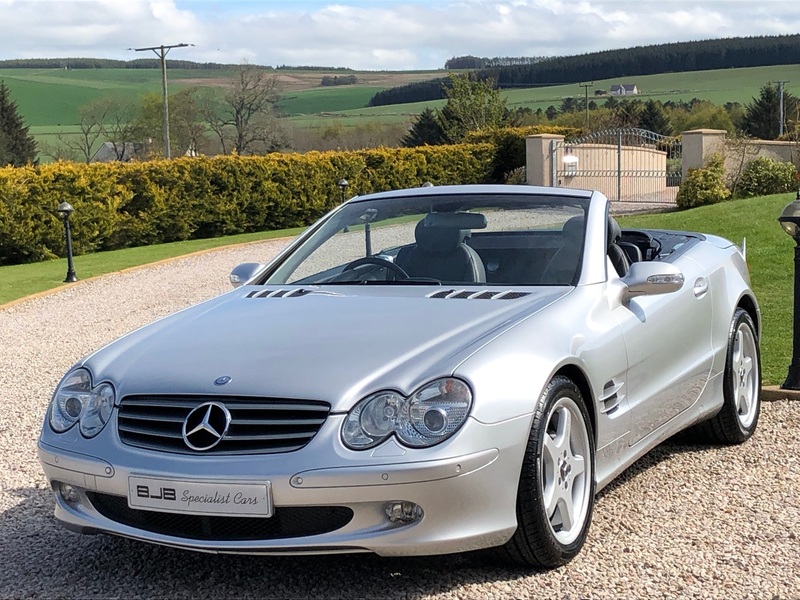View MERCEDES-BENZ SL *SOLD* SL 500 ROADSTER AMG SPEEDSHIFT AUTO. Brilliant Silver, Anthracite Leather. AMG Alloys. SOLD.