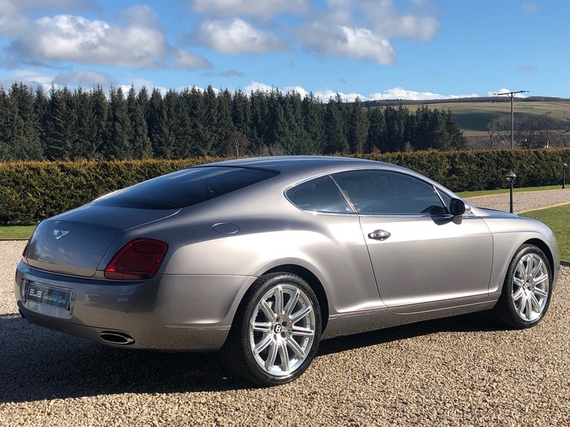 View BENTLEY CONTINENTAL *SOLD* GT MULLINER. SILVER TEMPEST WITH BLACK. LOW MILES PERFECT HISTORY, 20'' FORGED SPLIT RIMS.